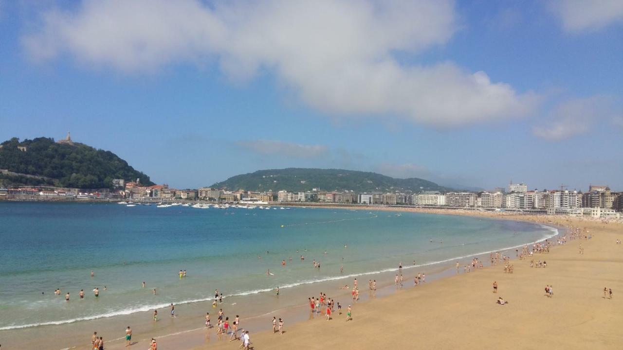Ondarreta Beach Apartment Con Parking Free Y Aire Acondicionado San Sebastián Exterior photo