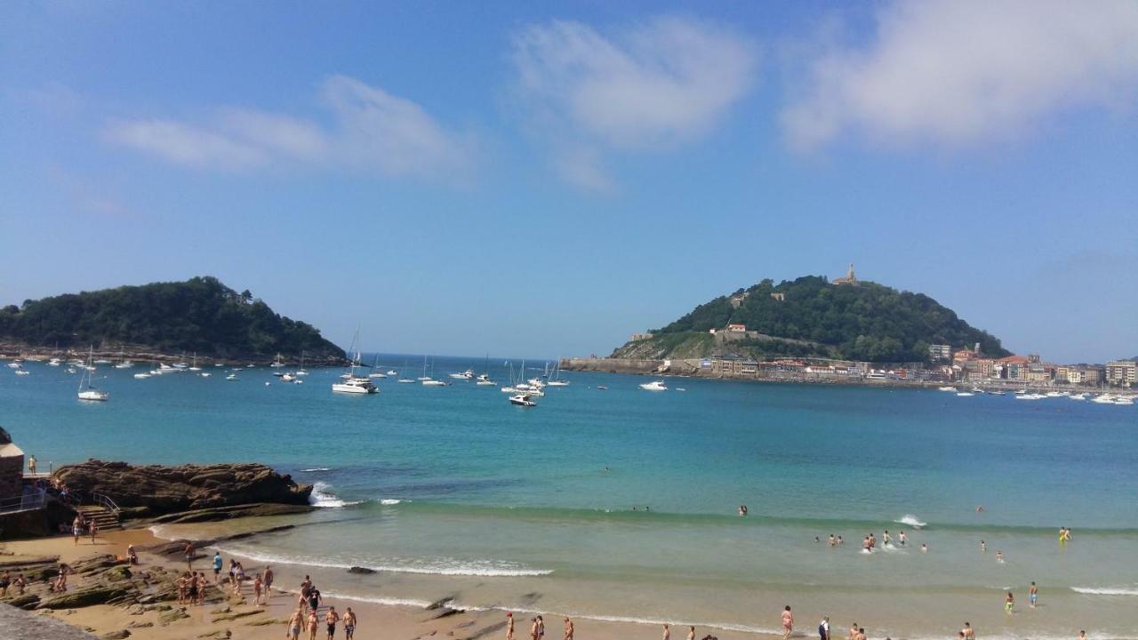 Ondarreta Beach Apartment Con Parking Free Y Aire Acondicionado San Sebastián Exterior photo
